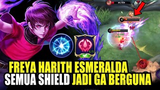 CARA TOP GLOBAL DYRROTH COUNTER LAWAN DENGAN SHIELD TINGGI MEMAKAI EMBLEM DAN SPELL