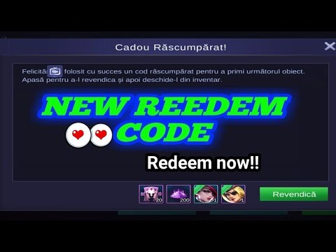 REDEMPTION CODE MOBILE LEGEND 22/01/2020