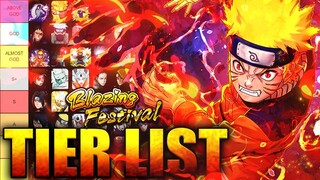 ONE TAIL NARUTO EDITION!!! Blazing Festival Tier List (October 2020) in Naruto Blazing
