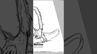 Wolftitan: wolf, titan and dragon (Animal Fusions) request from @ikadekaryajati113 #shorts