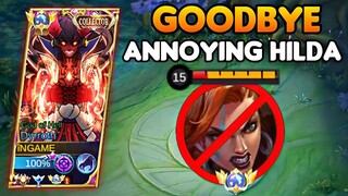 GOODBYE ANNOYING HILDA! BUSH CAN'T SAVE YOU | GLOBAL DYRROTH PERFECT BUILD FOR ONE SHOT 2023