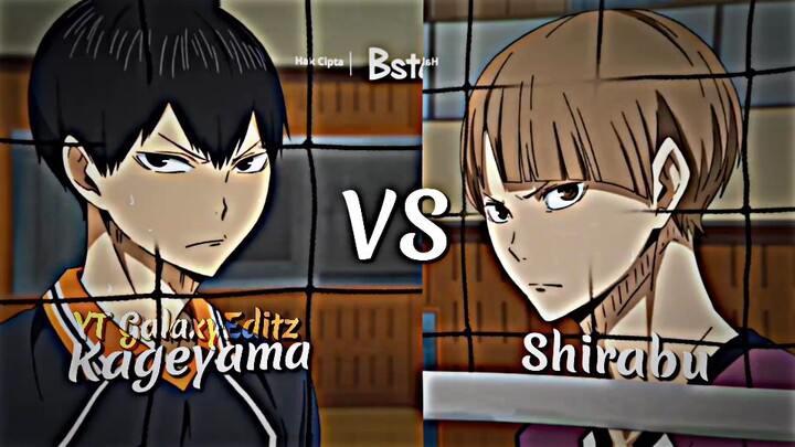 Kageyama Vs Shirabu || Setter Tamvan 😩🔥 || Haikyuu S3