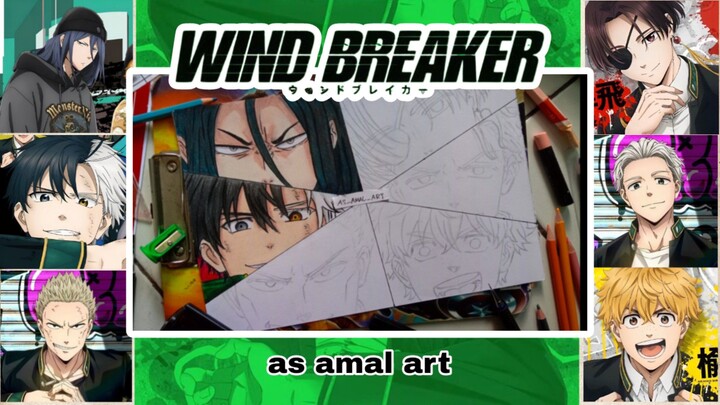 Gass lagi || gambar 6 karakter anime windbreaker. Part 2