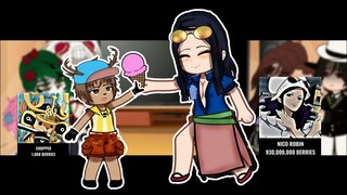 upper moons + muzan react to 👒 mugiwaras👒 (robin,chopper)