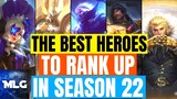 BEST HEROES IN MOBILE LEGENDS SEASON 22 | RANK UP SUPER FAST IN S22!