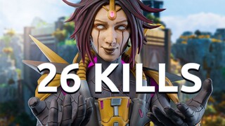 26 KILL RANKED WORLD RECORD SEASON 13 SOLO QUEUING IN RANKED!! || Apex Legends