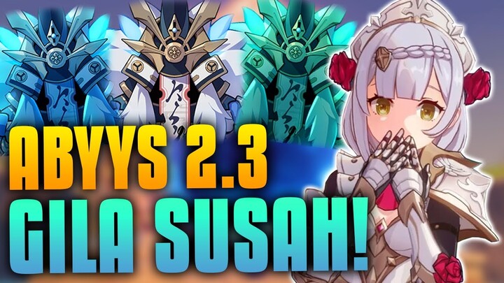 2.3 ABYSS SUSAH BANGET! RIP f2p players (gameplay + tips & tricks) | Genshin Impact Indonesia