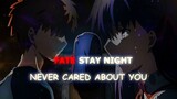 Fate stay night II Shirou and sakura - Mixed Matches Never cared about you [AMV EDIT]