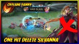 EKIS KA NA SILVANNA | ONE HIT COMBO DELETE FANNY | MLBB