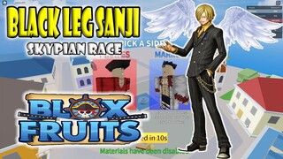 BLOX FRUITS |PART TWO| - BLACK LEG SANJI (ANGEL RACE)