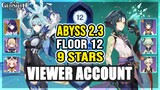 [Viewer Account] C0 Eula/Raiden and C0 Xiao | Spiral Abyss 2.3 Floor 12 | Genshin Impact