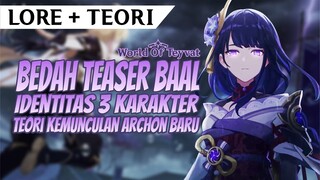 [LORE+TEORI] Identitas 3 Karakter misterius, Teori kemunculan Archon baru | Genshin Impact Indonesia