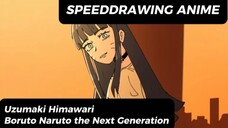 [SPEEDDRAWING AND SPEED PAINT] ✨Uzumaki Himawari✨