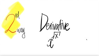 derivative x^√x