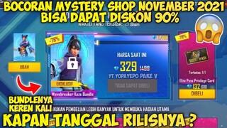 INFO KULGAR ❗MYSTERY SHOP NOVEMBER 2021 RESMI RILIS ?, ELITE PASS DISKON & INFO UPDATE LAINNYA !!