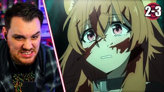 He got a slave?! || The Rising of the Shield Hero Episode 2 and 3 REACTION + REVIEW