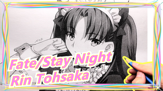 [Fate/Stay Night] Vẽ cô hầu gái Rin Tohsaka trên giấy thử nghiệm của Thanh Hoa!