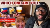 🇵🇭 FILIPINO’S KNOW HOW TO PARTY!!! Philippines 101: Filipino Drinking Etiquette | REACTION!!!