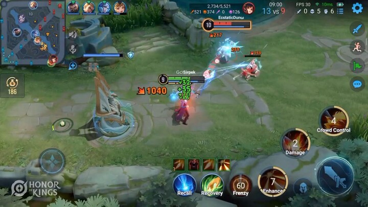 Gameplay Hero Hou Yi Di Honor of Kings