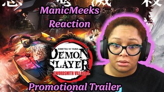 DEMON SLAYER SEASON 3 PROMOTIONAL TRAILER REACTION! | LOOK WHO'S COMING BACK!!