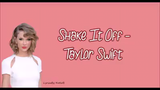 shake it off by Taylor swift