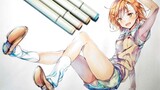 [Hand-painted / Misaka Mikoto] Draw a cannon sister from outlining to coloring. The lightning in you