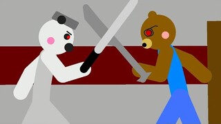 Uniform Pandy Vs Beary - Stick Nodes Roblox Piggy