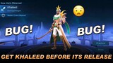 HOW TO BUY KHALEED BEFORE IT RELEASE USING BATTLE POINTS | KHALEED SHOP BUG | MOBILE LEGENDS
