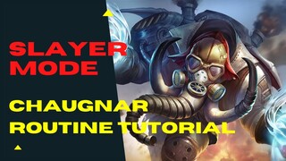 AOV | Slayer-Mode Chaugnar Tutorial -Arena of Valor