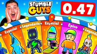 CONSEGUÍ TODAS las NUEVAS SKINS 0.47 de STUMBLE GUYS! *increible* 😱