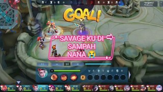 SAVAGE HANABI KU DI SAMPAH NANA😭😭😭