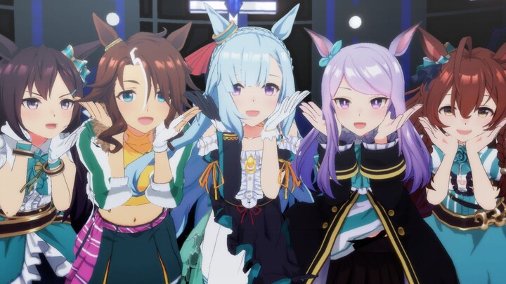 [Uma Musume: Pretty Derby MMD] Aku akan dimakan kering oleh kuda Mejiro~