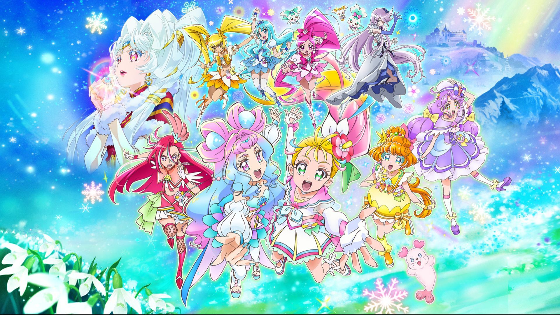 Eiga Precure All Stars DX3: Mirai ni Todoke! Sekai o Tsunagu Niji-iro no  Hana - Anime - AniDB