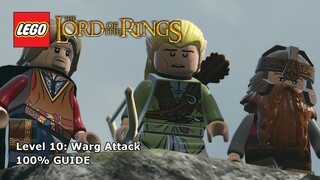 #10 Warg Attack 100% Guide - LEGO Lord of the Rings