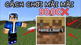 Mình Đã Tìm Ra | CÁCH SINH TỒN HƠN 90 PHÚT TRONG MINECRAFT TRIAL | Trên Điện Thoại..!!