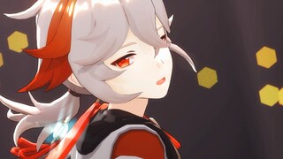他对我笑了，他故意钓我【原神MMD/万叶/Dark Horse】