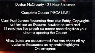 Duston McGroarty course  - 24 Hour Salesman download