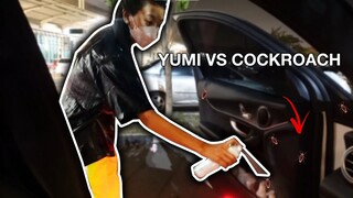 (ENG SUBBED) MOBIL PENUH KECOA BUAT YUMI NANGIS2!//COCKCROACHES IN OUR CAR MADE YUMI CRY!