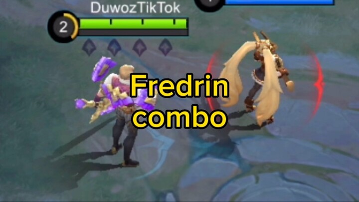 FREDRINN MLBB COMBO. SKILL 1, BASIC ATTACK, SKILL 2 & BASIC ATTACK!