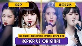 Kep1er vs Original Rap & Vocals (IU, TWICE, NCT, BLACKPINK, IZ*ONE, AESPA, etc) || GP999 Era