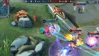 Masih cocok juga Marksman ini jadi Jungler. Bisa Bantai Bantai 😁😂