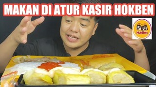 MAKAN DI PILIHKAN MENU OLEH KAKA KASIR HOKBEN!! GEROGI BARU PERTAMA COBA !! 😂