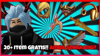 ITEM GRATIS !! CARA DAPATIN BANYAK ITEM GRATIS DI ROBLOX | ROBLOX INDONESIA