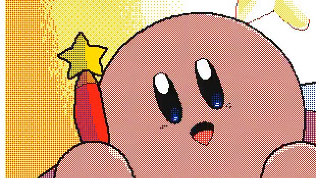 Kirby belajar bagaimana menulis