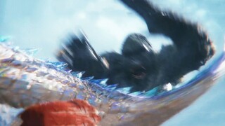 Snow demon freezes and attacks! King Kong is thrown away by its tail! New TV trailer of "Godzilla vs