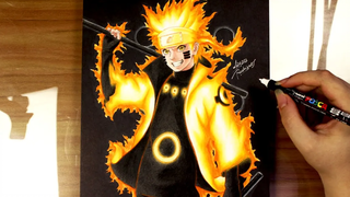 NARUTO RIKUDOU SENNIN MODE - Anime Drawing