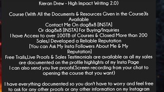 Kieran Drew - High Impact Writing 2.0 Course Download