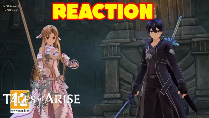 KITA REACTS: Tales of Arise x Sword Art Online Collab Boss Fight