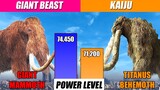 Giant Beast and Kaiju Power Comparison 3 | SPORE