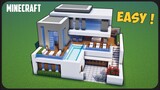 Cara Membuat Rumah Modern 3 Lantai Simple ! || Minecraft Modern Pt.75